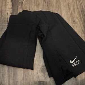 Nike Black Leggings with White Air Logo